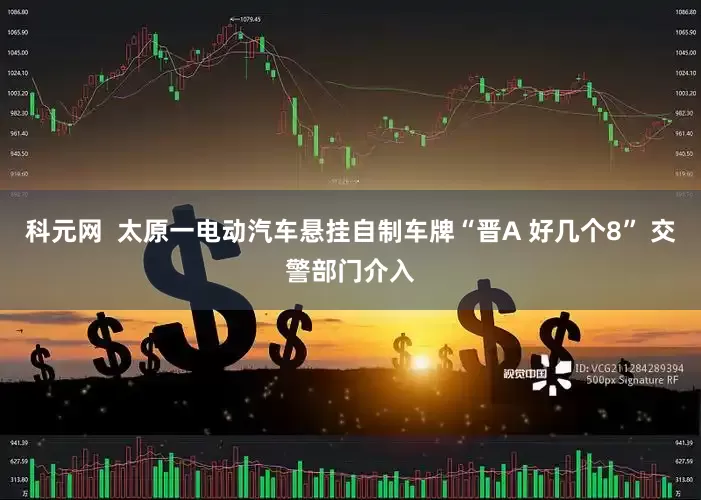 科元网  太原一电动汽车悬挂自制车牌“晋A 好几个8” 交警部门介入