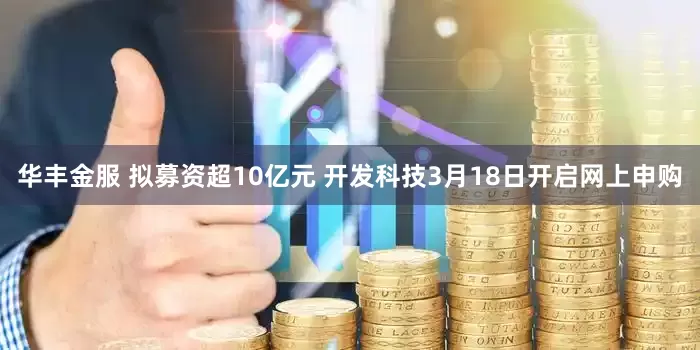华丰金服 拟募资超10亿元 开发科技3月18日开启网上申购