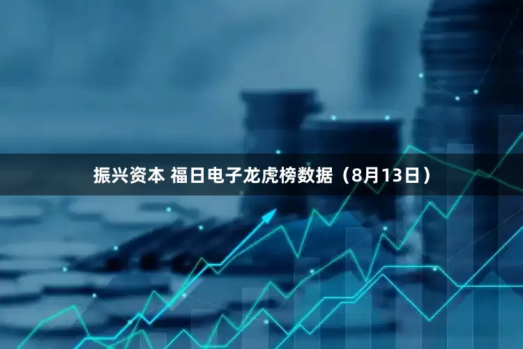 振兴资本 福日电子龙虎榜数据（8月13日）