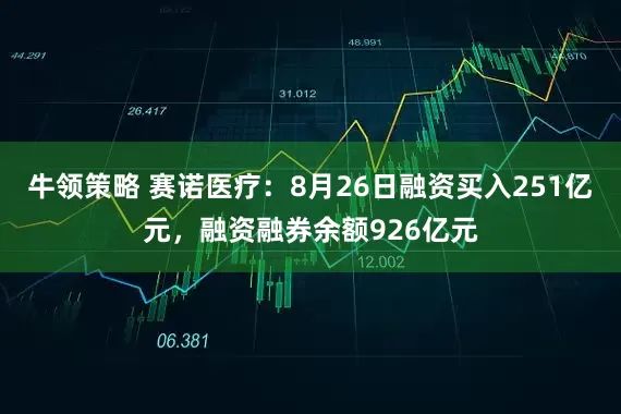 牛领策略 赛诺医疗：8月26日融资买入251亿元，融资融券余额926亿元